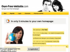 Own free website site builder